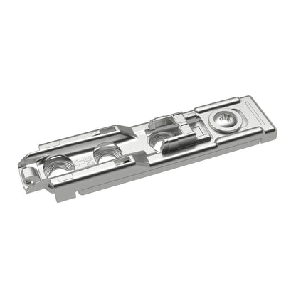Sensys 110° hinge with integrated silent system linear mounting plate